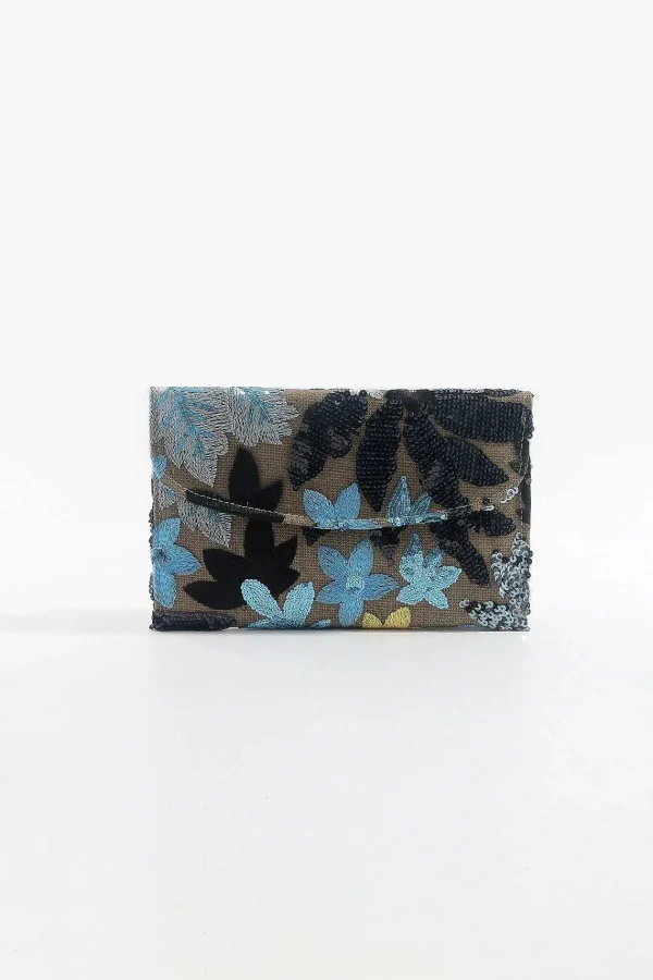 SOUL Accessories Navy Embellished Clutch Bag* Accessories