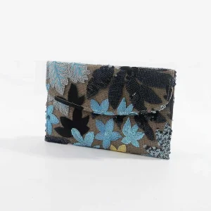 SOUL Accessories Navy Embellished Clutch Bag* Accessories