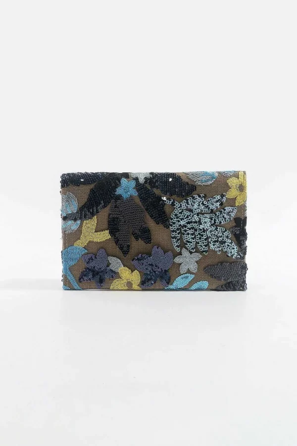 SOUL Accessories Navy Embellished Clutch Bag* Accessories