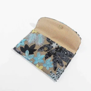SOUL Accessories Navy Embellished Clutch Bag* Accessories