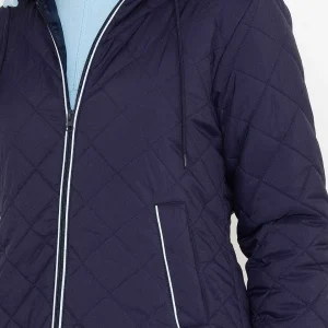 Kelly & Grace Weekend Navy Lightweight Quilted Coat*Women Coats & Jackets