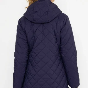 Kelly & Grace Weekend Navy Lightweight Quilted Coat*Women Coats & Jackets