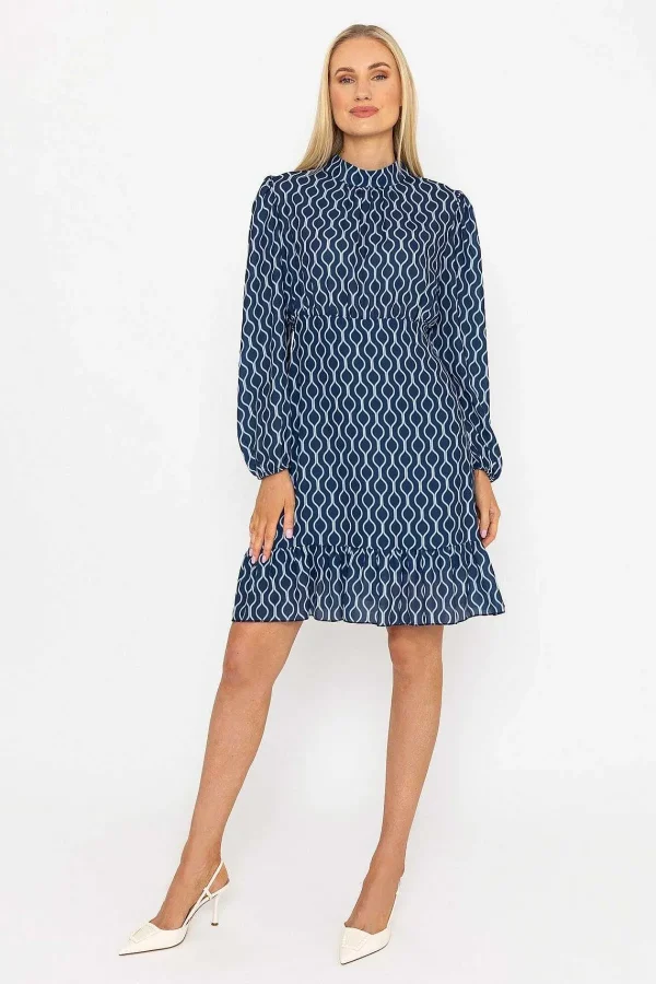 Pala D'oro Navy Long Sleeve Nadia Dress*Women Dresses & Jumpsuits