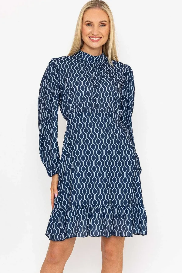 Pala D'oro Navy Long Sleeve Nadia Dress*Women Dresses & Jumpsuits