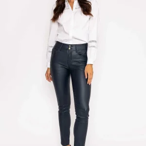 J'aime la Vie Navy Pu Jeans*Women Jeans & Trousers