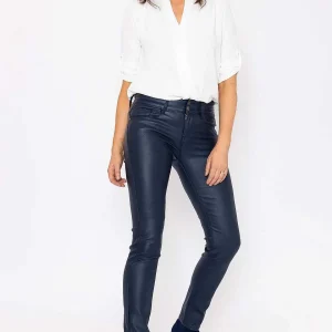 J'aime la Vie Navy Pu Jeans*Women Jeans & Trousers