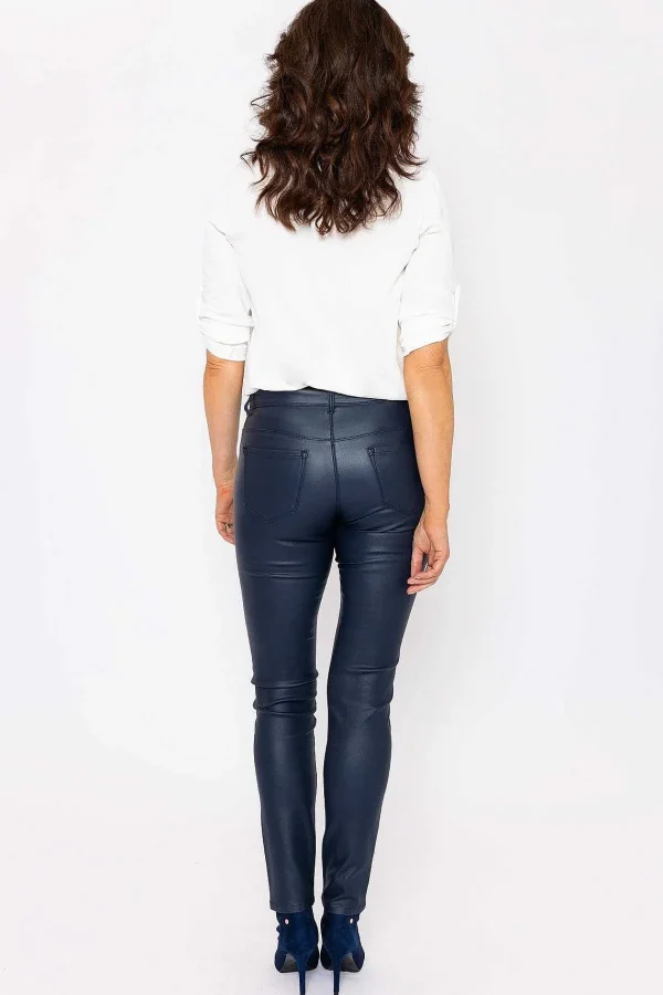 J'aime la Vie Navy Pu Jeans*Women Jeans & Trousers