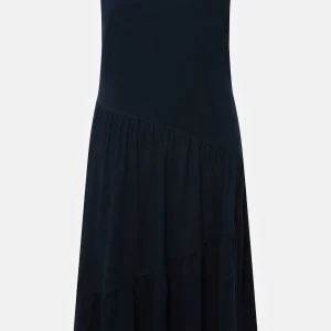 Ulla Popken Navy Sleeveless Midi Dress*Women Dresses