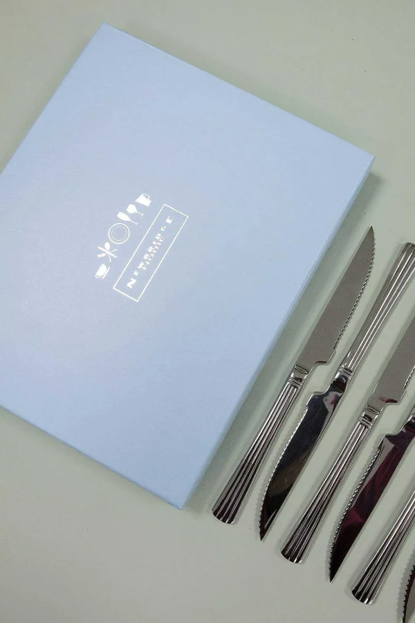 Newbridge Silverware Nova 6 Piece Steak Knife Set* Homeware