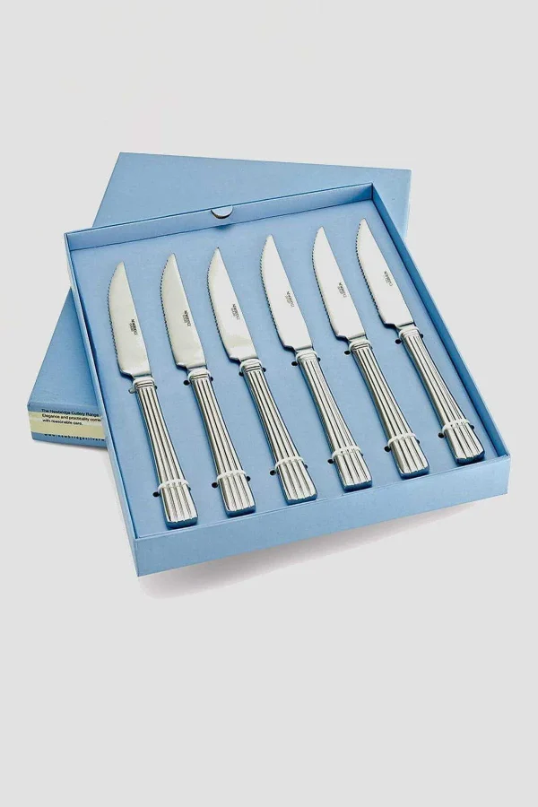 Newbridge Silverware Nova 6 Piece Steak Knife Set* Homeware