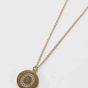 Cherish O Initial Necklace In Gold* Jewellery