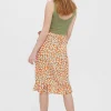Vero Moda Olea Skirt In Red Print*Women Skirts & Shorts