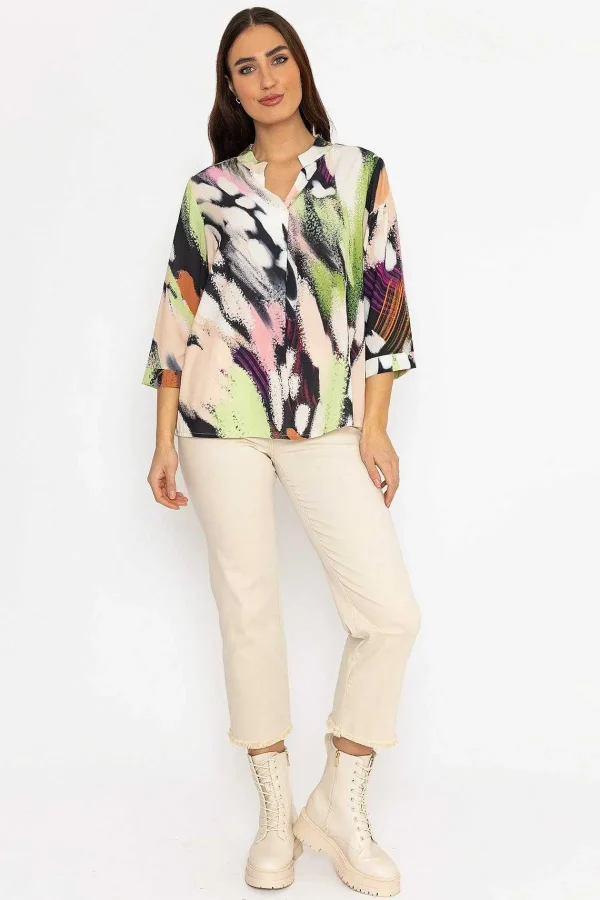 Pala D'oro Olivia Top In Multi Print*Women Tops & Blouses