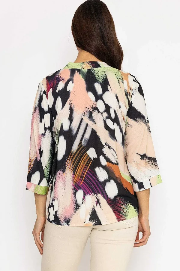 Pala D'oro Olivia Top In Multi Print*Women Tops & Blouses
