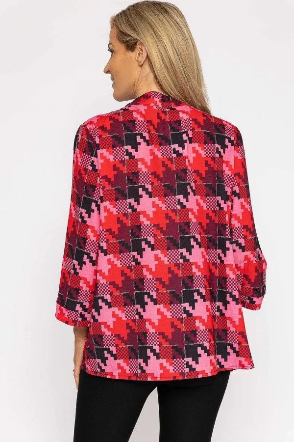 Pala D'oro Olivia Top In Red Print*Women Tops & Blouses