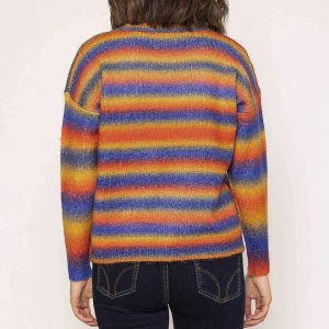 Rowen Avenue Ombre Crew Neck Knit In Blue And Orange*Women Jumpers & Cardigans