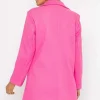 Pala D'oro One Button Coat In Pink*Women Coats & Jackets