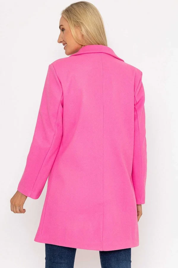 Pala D'oro One Button Coat In Pink*Women Coats & Jackets