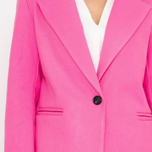 Pala D'oro One Button Coat In Pink*Women Coats & Jackets