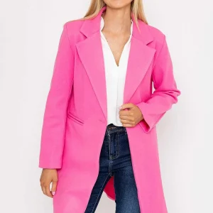 Pala D'oro One Button Coat In Pink*Women Coats & Jackets
