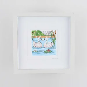 Blue Shoe Gallery One Love Small Framed Art Print* Homeware