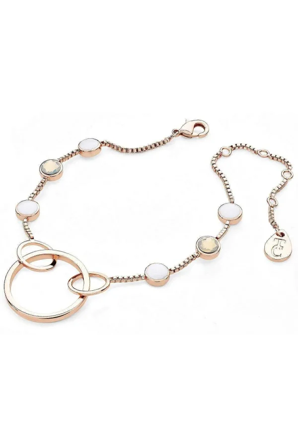 Tipperary Crystal Jewellery Open Hoop Bracelet In Rose Gold* Boxed Gifts