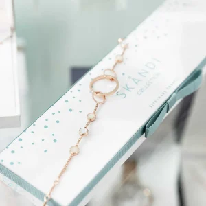 Tipperary Crystal Jewellery Open Hoop Bracelet In Rose Gold* Boxed Gifts