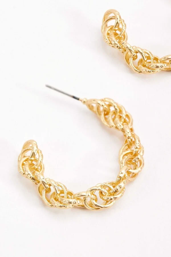 Soul Jewellery Open Hoop Chain Earrings*Women As Seen On Social