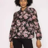 Rowen Avenue Organza Floral Blouse In Print*Women Tops & Blouses