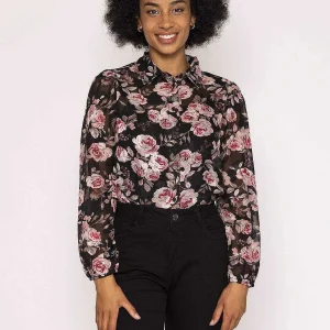 Rowen Avenue Organza Floral Blouse In Print*Women Tops & Blouses