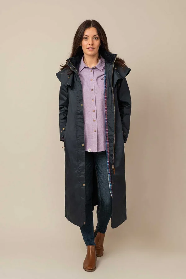 Lighthouse Outback Full Length Waterproof Raincoat In Nightshade*Women Coats & Jackets