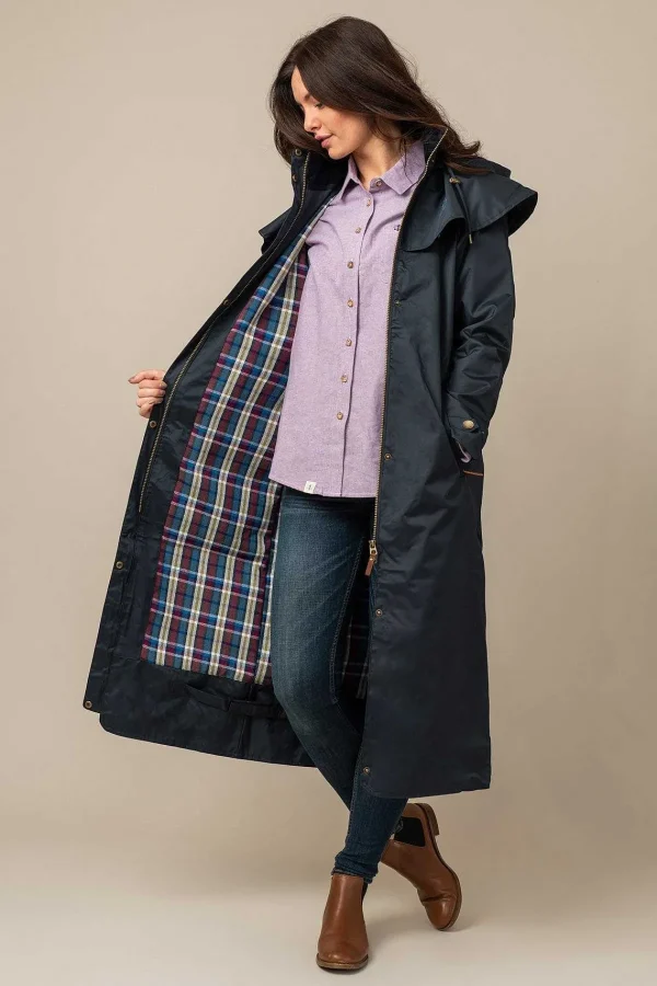 Lighthouse Outback Full Length Waterproof Raincoat In Nightshade*Women Coats & Jackets