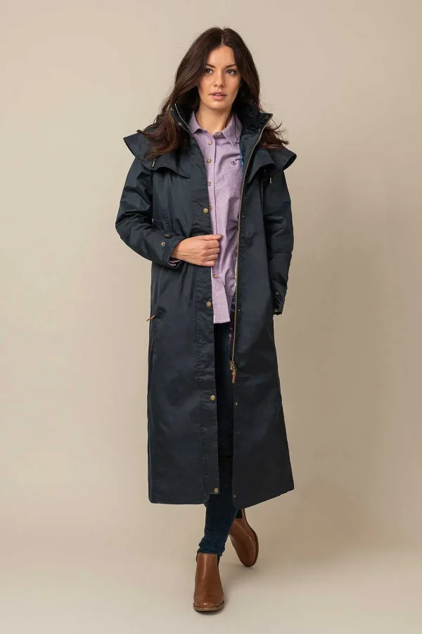 Lighthouse Outback Full Length Waterproof Raincoat In Nightshade*Women Coats & Jackets