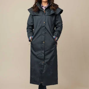 Lighthouse Outback Full Length Waterproof Raincoat In Nightshade*Women Coats & Jackets