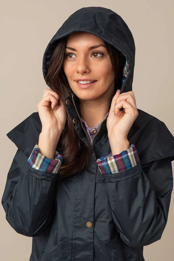 Lighthouse Outback Full Length Waterproof Raincoat In Nightshade*Women Coats & Jackets