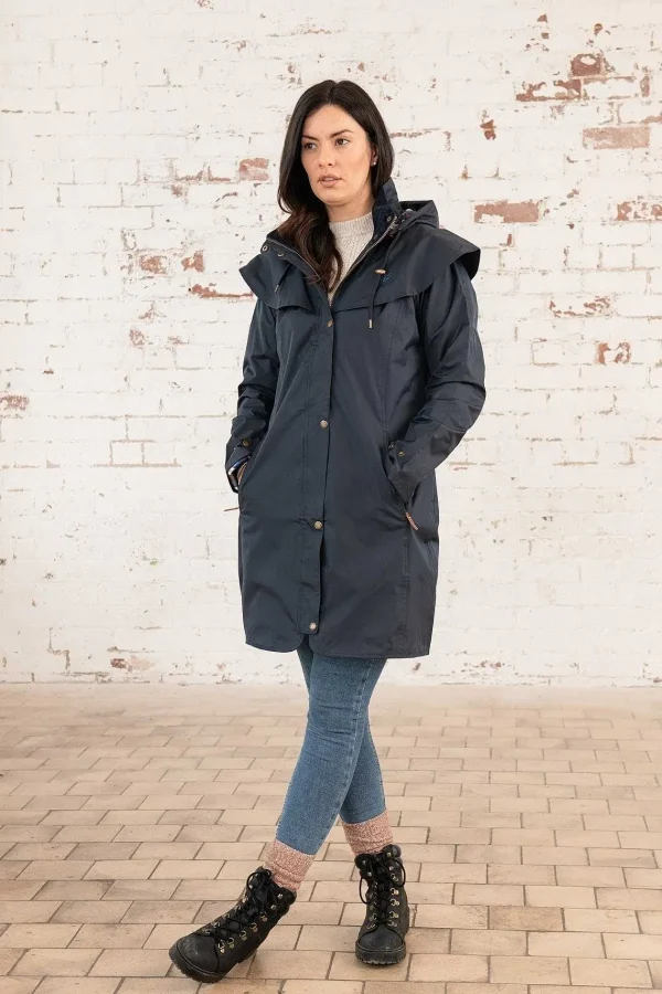 Lighthouse Outrider Waterproof Raincoat In Navy*Women Coats & Jackets