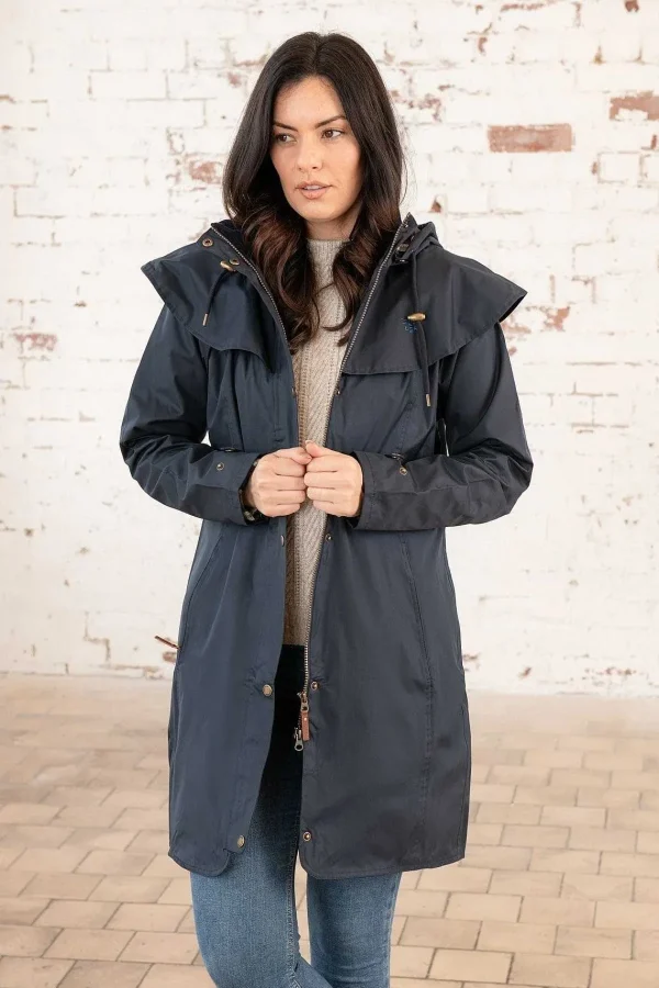 Lighthouse Outrider Waterproof Raincoat In Navy*Women Coats & Jackets