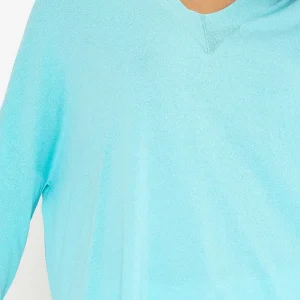 Pala D'oro Oversized V-Neck Jumper In Blue*Women Jumpers & Cardigans