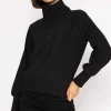 Vero Moda Oversized Zip Sweat Top In Black*Women Hoodies & Sweatshirts
