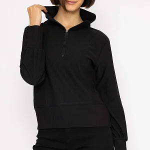 Vero Moda Oversized Zip Sweat Top In Black*Women Hoodies & Sweatshirts