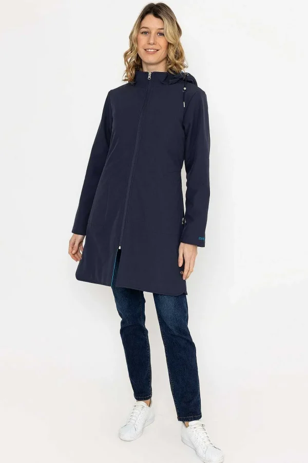 Kelly & Grace Weekend Padded Winter Softshell Jacket In Navy*Women Coats & Jackets