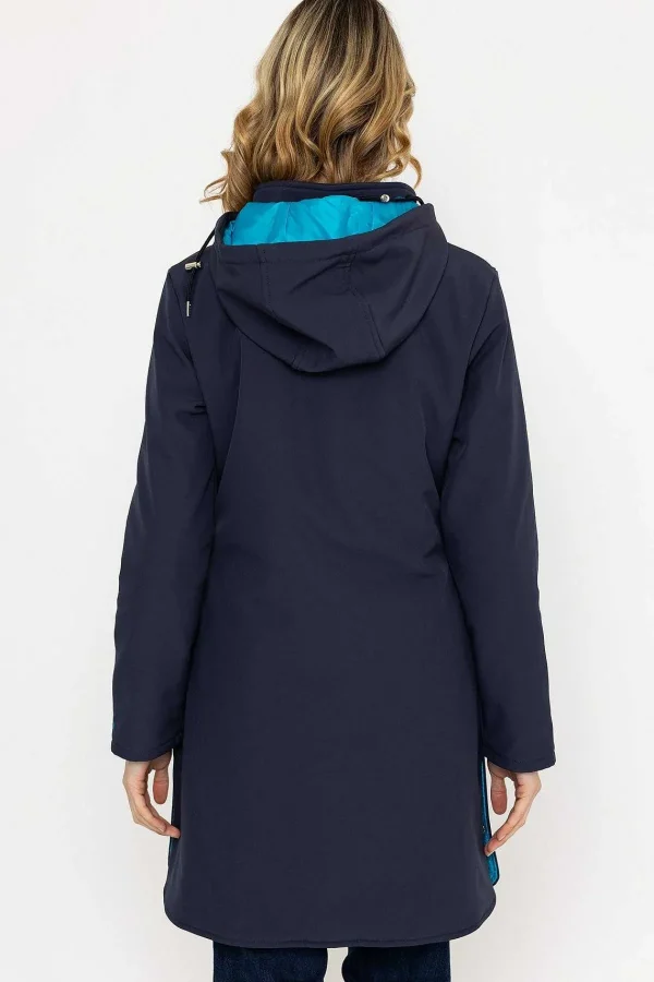 Kelly & Grace Weekend Padded Winter Softshell Jacket In Navy*Women Coats & Jackets