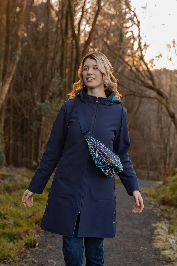 Kelly & Grace Weekend Padded Winter Softshell Jacket In Navy*Women Coats & Jackets