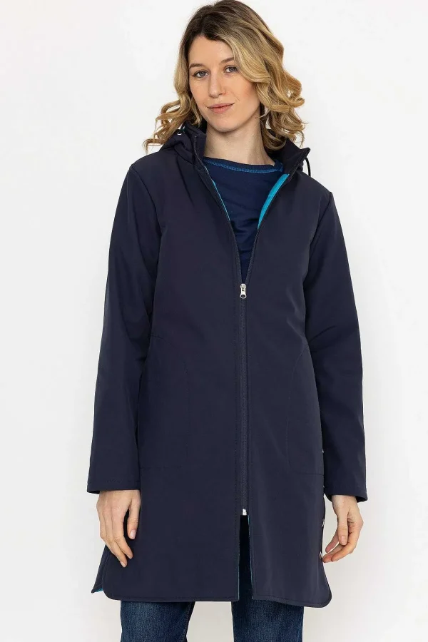 Kelly & Grace Weekend Padded Winter Softshell Jacket In Navy*Women Coats & Jackets