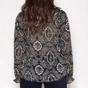 Rowen Avenue Paisley Blouse In Navy*Women Tops & Blouses