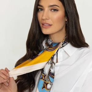 SOUL Accessories Paisley Neckerchief Scarf In Yellow* Accessories