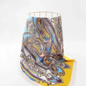 SOUL Accessories Paisley Neckerchief Scarf In Yellow* Accessories