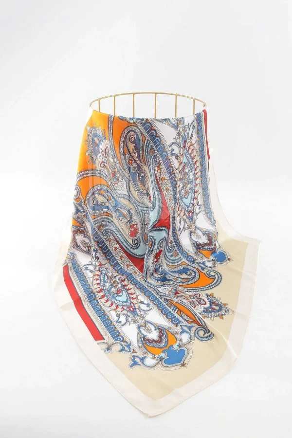 SOUL Accessories Paisley Neckerchief Scarf In Orange* Accessories