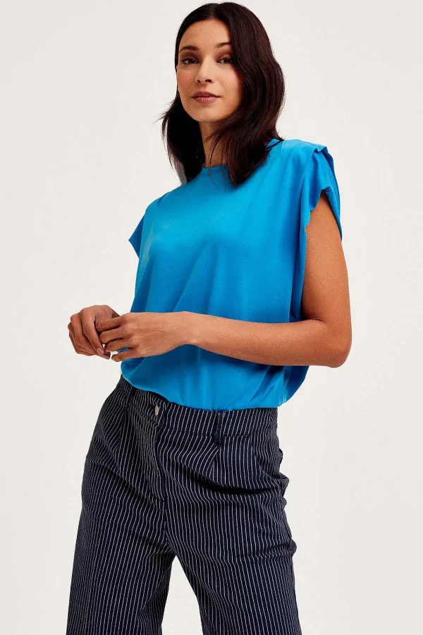 Cks Fashion Pamina Short Sleeve T-Shirt In Blue*Women Tops & Blouses