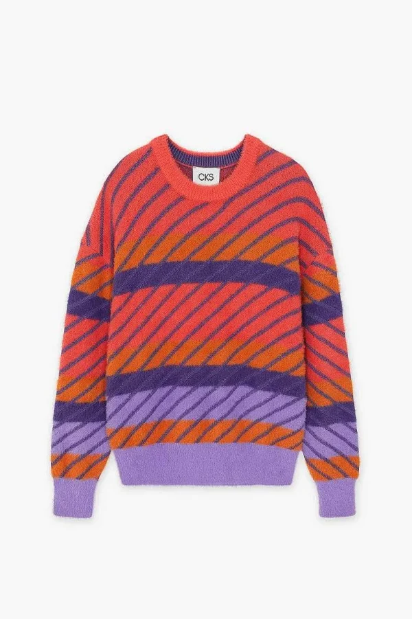 Cks Fashion Pampas Jumper In Multi Print*Women Jumpers & Cardigans